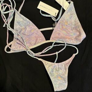 Minimale Animale Iridescent Bikini Set